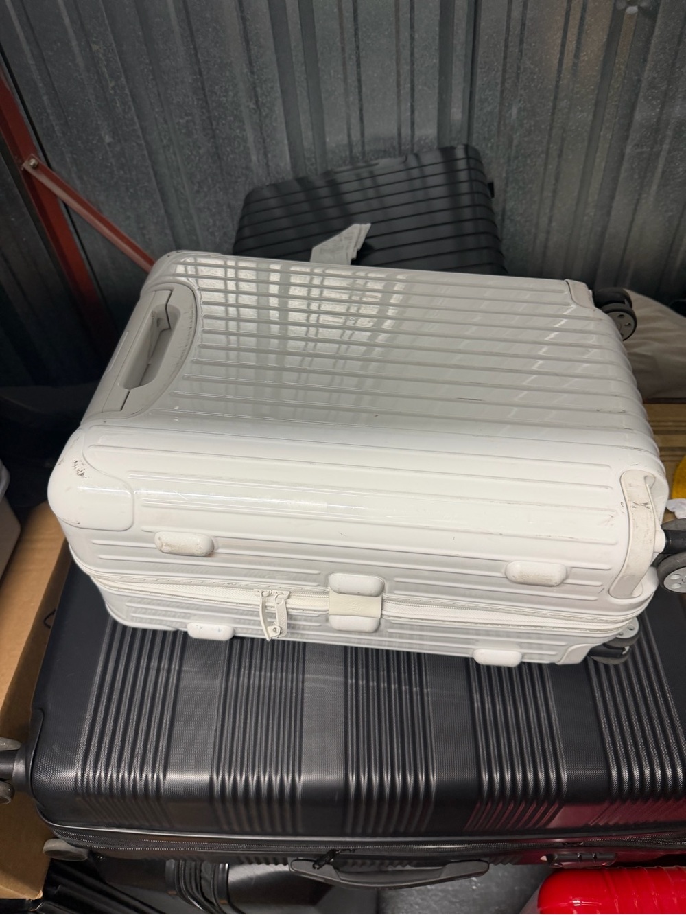Rimowa Hard-Shell Carry-On Luggage in White